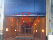 上海良时为客户研制火力发电锅炉换热部件喷砂房喷漆房