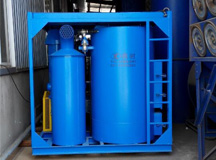 上海良时为某船厂钢结构喷砂房提供一台真空吸砂机