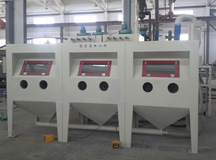 上海良时为国内领先玻璃制造商设计制造镀膜线挡板喷砂机