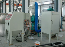 上海良时集团喷砂机可以解决包铝磨损导致的“花脸”现象 