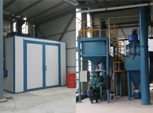 上海良时为日资公司设计制造环保节能高效喷砂房设备