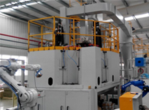 上海良时高精度行星转台式自动喷砂机