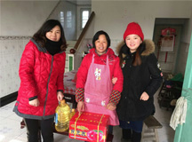 上海良时智能科技开展2016年春节送温暖活动