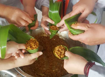 “浓情端午粽叶飘香”—良时开展端午节员工包粽子活动