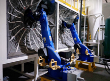 上海良时为国内某知名汽车零部件供应商提供整套机器人数控喷丸机