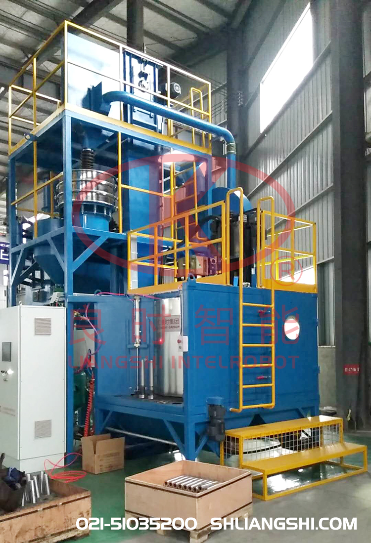 风力发电零部件精控自动喷砂设备